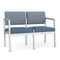 Lesro Lenox 2 Seat Tandem Seating W/ No Center Arm, 43.5 in W 24.5 in L 32 in H LS2101 - alternate 1
